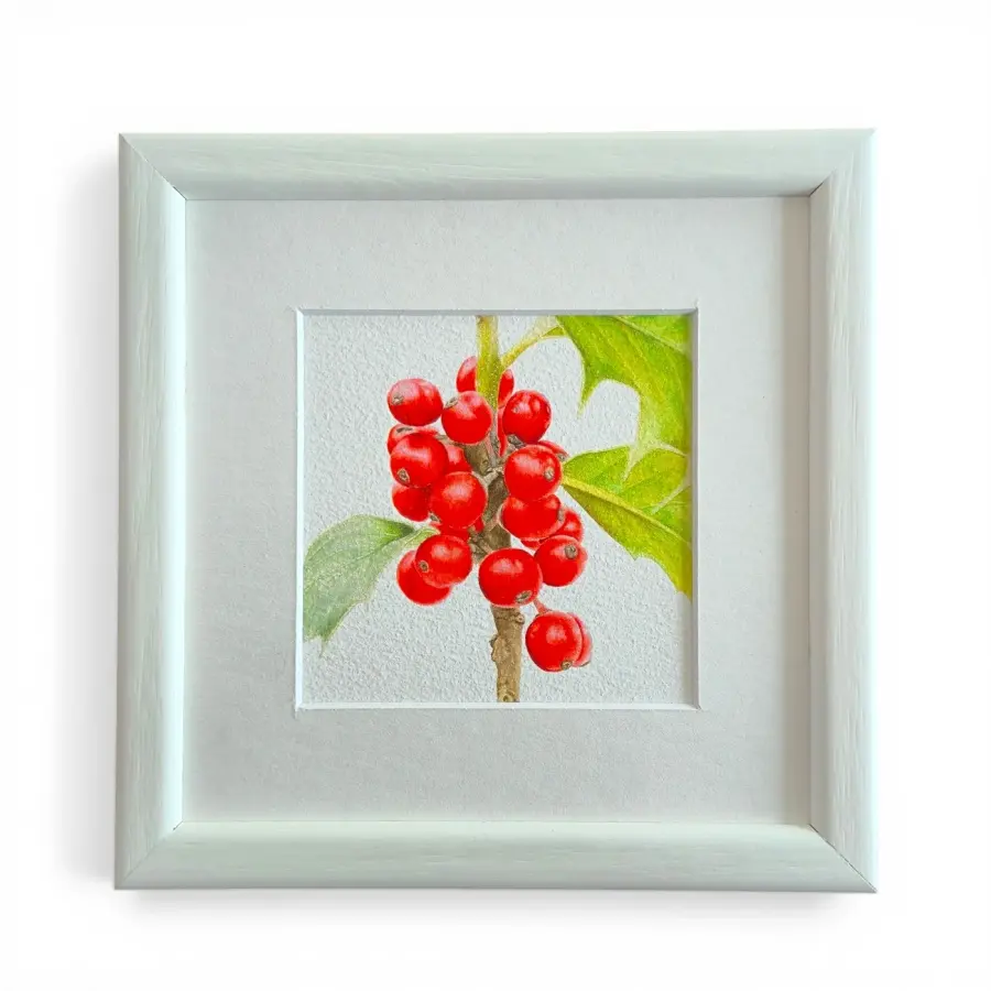 Fırça Çalısı Suluboya Fine Art Baskı - 1