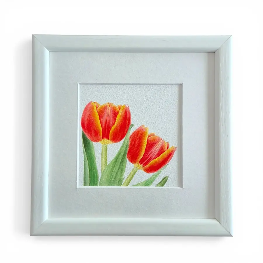 Lale Suluboya Fine Art Baskı - 1