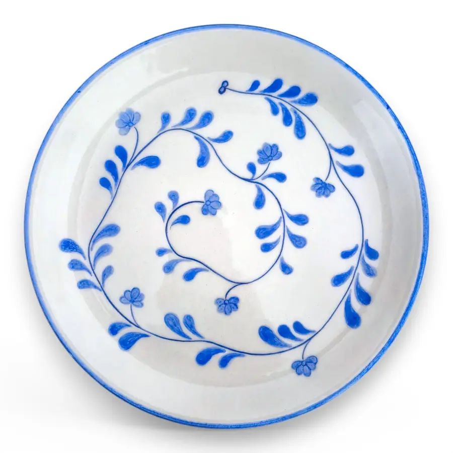 Servis Tabağı Mavi Beyaz - 1